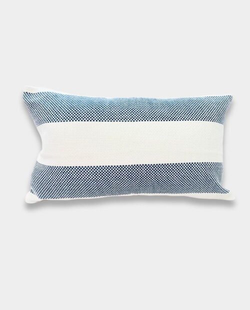 Hampton Treasure Collection (3) Hampton Treasure White Striped Cushion Covers - Rectangular