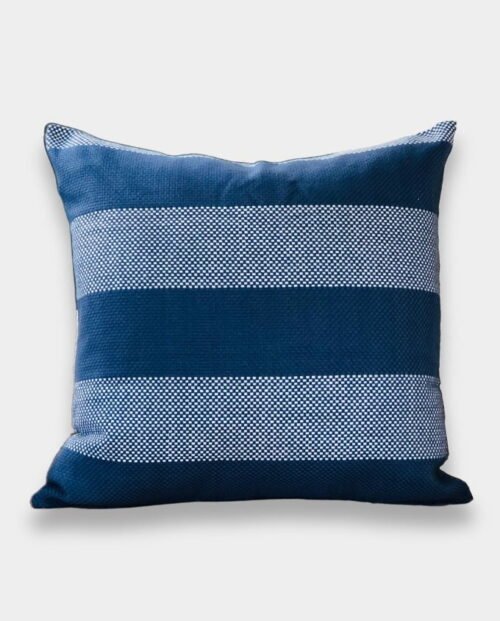 Hampton Treasure Navy Striped Cushion Cover - Square
