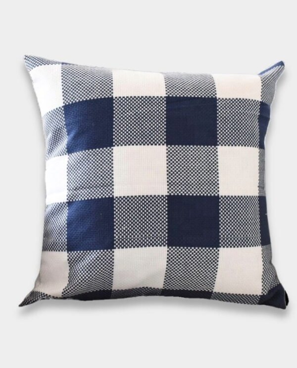 Hampton Treasure Collection (6) Hampton Treasure Navy Check Cushion Cover - Square