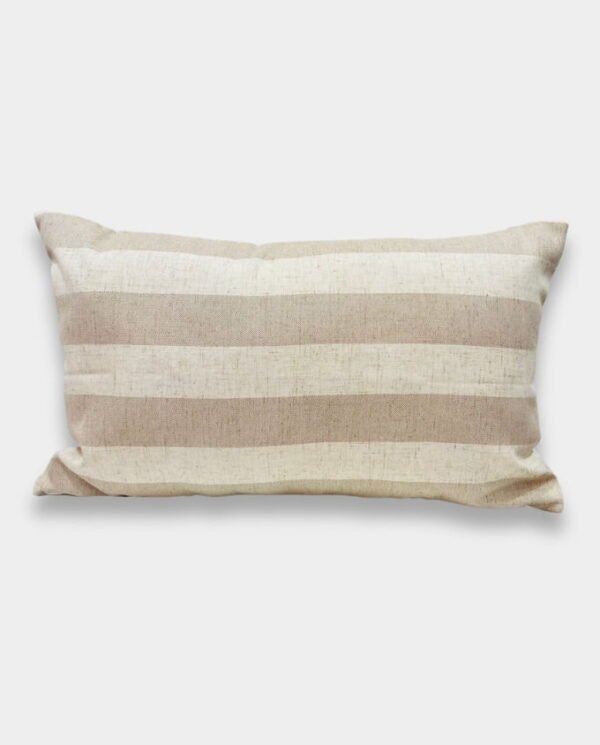 Natural Striped Cushion Covers (12) Neutral Classic Striped Cushion Cover - Rectangular