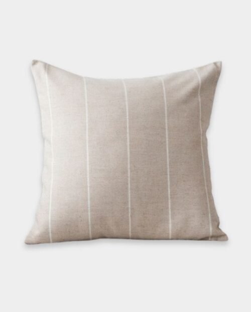 Neutral Harmony Striped Cushion Covers