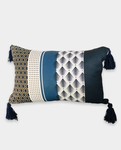 Azure Harmony Cushion Cover