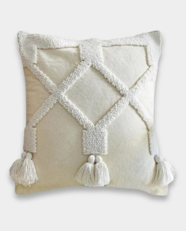 Open Layer Tassels Boho Tufted Hamptons Cushions - Open Layer Tassels