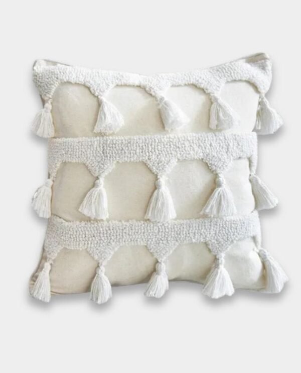 Three Layers Tassels Boho Tufted Hamptons Cushions - Three Layer Tassels