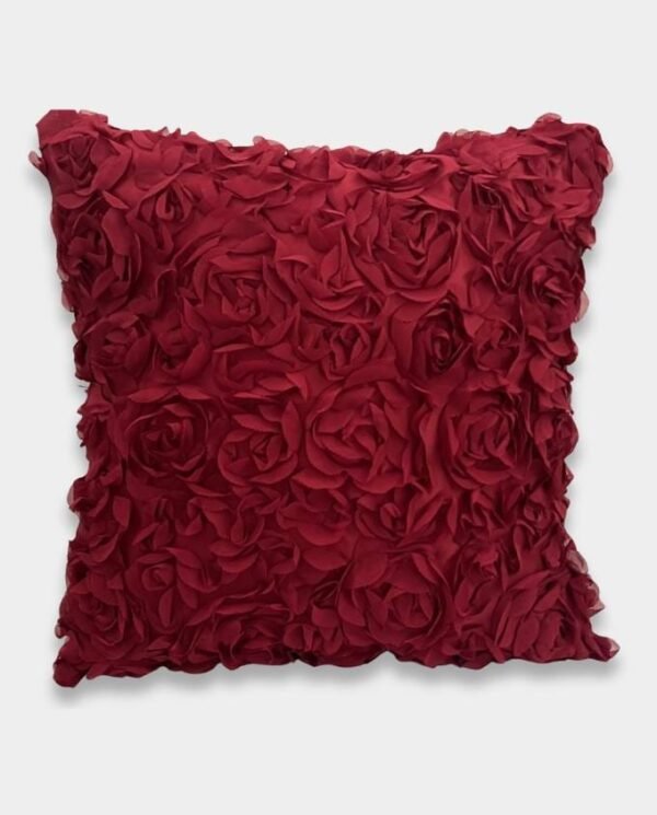 Embossed Floral Cushion - Square Embossed Floral Cushion Cover
